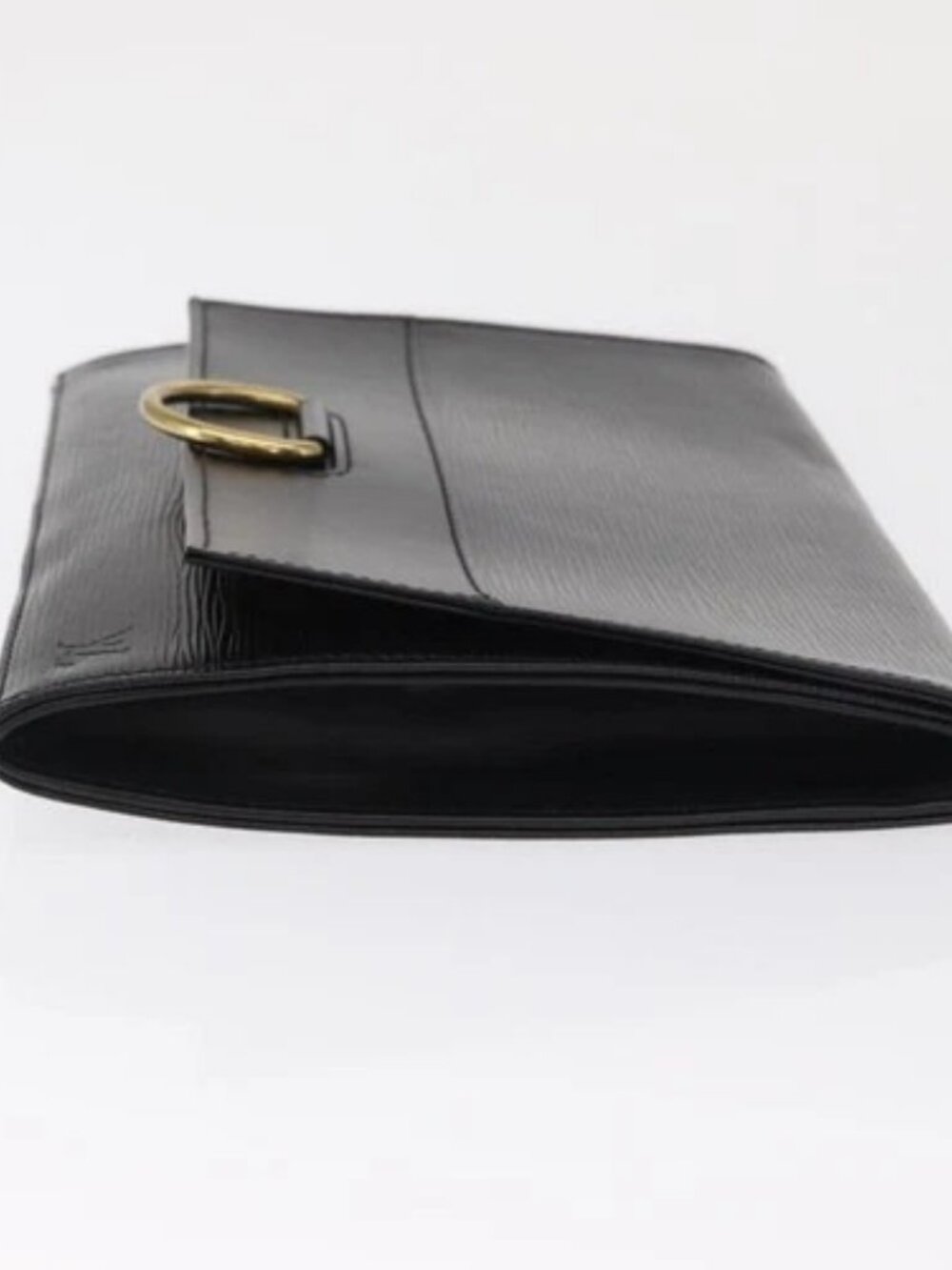 LOUIS VUITTON Epi Jena Clutch Bag Black M52722 - Picture 3 of 16